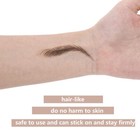 4d Hair-like Eyebrow Tattoo Sticker False Eyebrows Waterproof Long Last Makeup