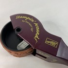 Stampin Up Stampin Around Rolling Stamp Handle Maroon With Roller Ivy Vine