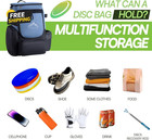 Disc Golf Bag  Heavy Duty 600d Polyester Disc Golf Backpack With Insulated Coler