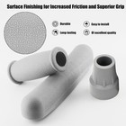 Hauscher 7 8 Inch Replacement Crutch Pads Anti-slip  Rubber Padding For Walki   