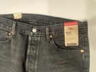 Levi s 501 Original Men s Black Denim Jeans Straight Leg Regular Fit 34x30 