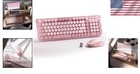 Lightweight Wireless Keyboard   Mouse Combo - Full Size For Office   Study Use