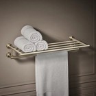 Kohler Purist K-14381-af Wall Mounted Towel Rack Shelf Bathroom French Gold