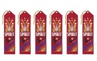  Spirit Award Ribbons  2 By 8-inch  Multicolor  6-pack 