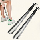 Shoe Horn Long Handle Stainless Steel Metal Shoe Helper Shoes Remover Shoehorn