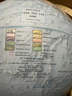 Vintage 1960s Replogle World Land sea 12  Dia  Legend Globe-double Axis-time  