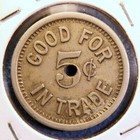 Unlisted Maverick Token - Red Star  saloon    Good For 5   In Trade
