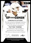 2022 Leaf Payton Thorne Auto  ba-pt1