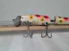 Vintage Wood Heddon Jointed Vamp Fishing Lure Strawberry Color