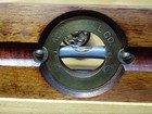 Acme 24  Adj Wooden And Brass Level   Inclinometer Had Hang Hole  Diamond Cover