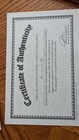Aerosmith Collector Set Signed Certificate Of Authenticity
