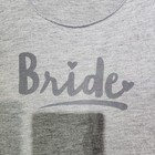 Love   Cherish Bride Tank Top Women Xs Gray Racerback Bridal Party Shirt Wedding