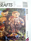 15  19  Teddy Bears Elderberries Mccalls 5125 Craft Sewing Pattern Stuffed Plush
