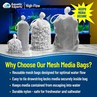 Aquatic Experts High Flow Filter Mesh Media Drawstring Bag For Aquarium And Pond