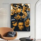 West Coast Rappers Canvas Print Pictures Notorious Snoop Tupac Famous Posters W