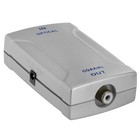 4 Pack Toslink To Rca Adapter Fiber Optic Digital To Rca Analog Audio Converter