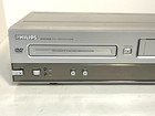 Philips Dvd750vr Dvd Player   Vcr  Vhs Cassette Recorder Combo Tested Working