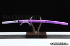 Handmade Folded Steel Blade Japanese Samurai Katana Sword Geisha Painted Saya