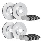 For Bmw 318i 318is 1991 Brake Set Front And Rear   Plain Rotor Style   Cast Iron