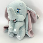 Ty Sparkle Dumbo Disney Beanie Babies Plush Stuffed Elephant Blue Pink Ears 8   