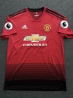 Adidas Manchester United Home Jersey 2018-2019 Size Medium Red Pogba