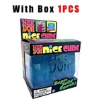 Needoh Nice Cube Glitter And Glow Nee Doh Squishy Blue New