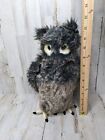 Hansa Bubo Owl Swivel Head Plush Stuffed Animal With Tags Hand Crafted 2004