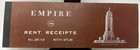 Vintage Empire State Building Rent Receipts Book With Stubs