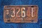 1949 Utah Truck License Plate