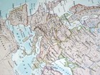 1959 Vintage Map Of Asia China India Russia Indonesia Japan Iran Afghanistan