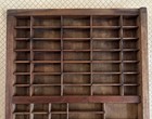 Hamilton Letterpress Tray Printers Type Case Drawer Shadow Box Display Vintage