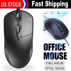 Usb 2 0 Optical Wired Scroll Wheel Mouse Pc Laptop Notebook Desktop Black Mice    