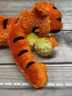 Disney Store 14    Plush Laying Tigger Winnie The Pooh Curly Tail Soft Stuffed Toy