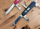 Two Victorinox Spartan Swiss Army Pocket Knife Red And Black - Great Cond  - D7