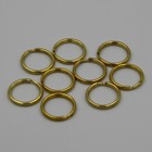 Circle Brass Key Split Rings 35mm Gold Split Ring Lot