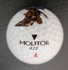 Vtg Logo Golf Ball Patriotic American Flag Eagle Shield Molitor 422 Used