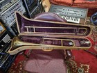 F e  Olds Ambassador Los Angelos Model Trombone W Mouthpiece 1956