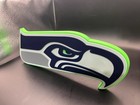 Seattle Seahawks Logo Sign Display   3d Wall Desk Shelf Art 12 Inch