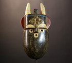African Tribal Mask Wall Hanging Art Hand Carved Wood Sculpture Home Decor-g5003