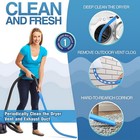 Upgraded Dryer Vent Cleaner  Universal Vacuum Hose 31 5 Inch  Blue hose Only 