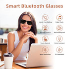 Smart Sunglasses  5 3 Bluetooth Audio Glasses For Men Women  Remote Photography