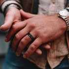 Tungsten Carbide Wedding Band Ring Brushed Silver Mens Jewelry Size 5-17   Half