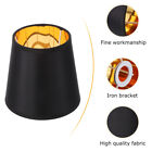 Black Lamp Shade Cloth Lampshades With Gold Lining E14 Fabric