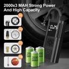 150 Psi Air Compressor Tire Inflator Fits Car Moto Bike Tires Air Pump Cordless