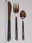 Vintage South African Airways Set Of 3 Silverware Includes Spoon  Fork   Knife