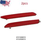 Bumper Reflector Set For 2011-2017 Toyota Sienna 2015-17 Nx200t Nx300h Rear 2x