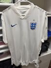 Nike Authentic Mens Large Dri Fit Jersey White England 2014