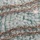 Vintage Sterling Silver Anklet Italian Twisted Curb Chain Dainty 10   9g