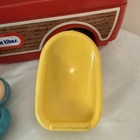 Little Tikes Dollhouse Mom Baby Car Seat   Red Van Suv Vtg