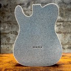 Warmtone Custom Guitars Alder Tele Body W  Binding   Charcoal Grey Sparkle  F